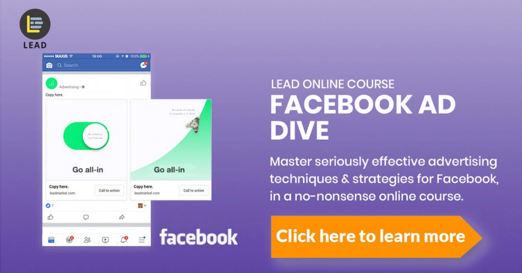Facebook Ad Dive online facebook course
